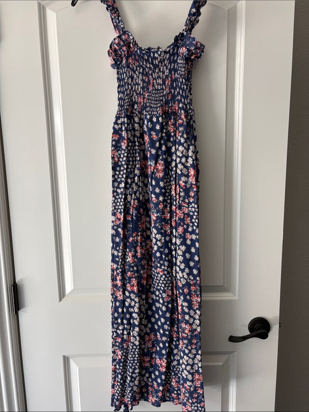 Navy Floral dress